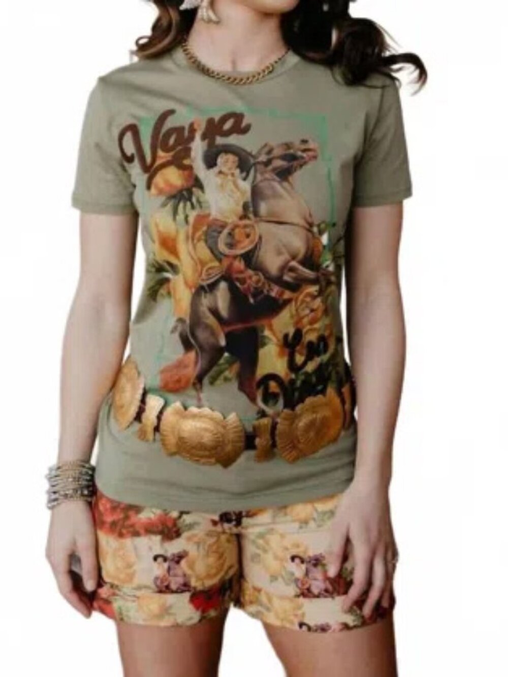 Rodeo Quincy Vaya con Dios T-Shirt